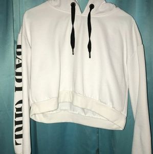 Crop top hoodie